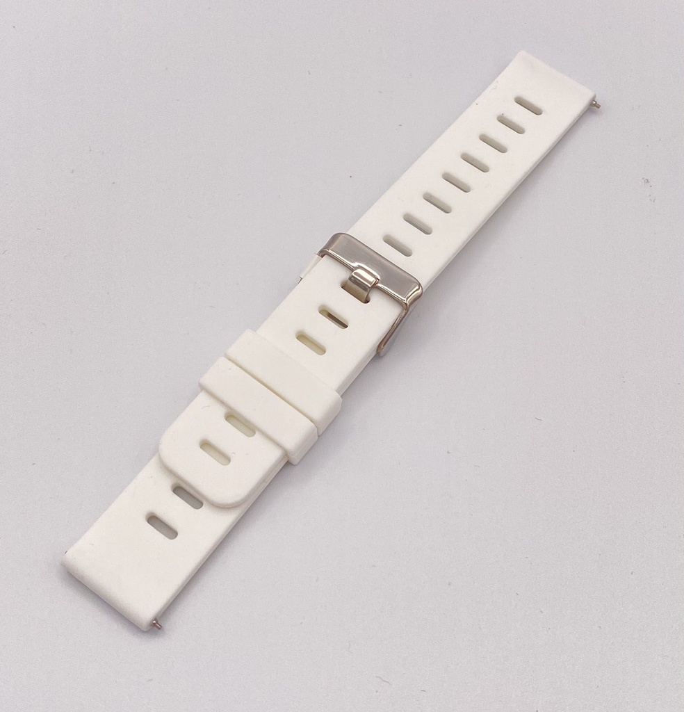 Bracelet silicone blanc