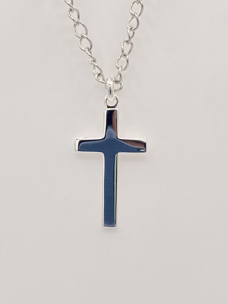 pendentif croix argent 25mm