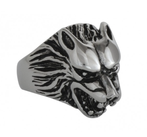 Bague loup hurlant