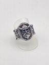 Bague acier viking et haches