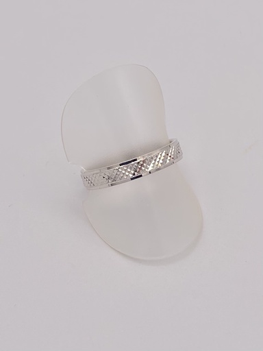 Bague argent anneau molleté