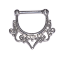 Piercing septum dentelle coeur