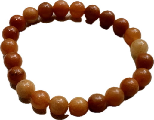 Bracelet pierre aventurine orange